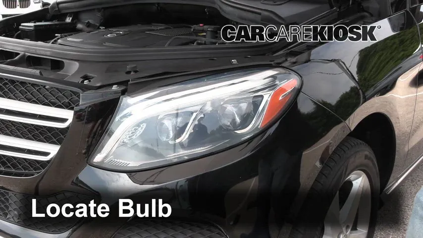 2018 Mercedes-Benz GLE350 4Matic 3.5L V6 Lights Headlight (replace bulb)